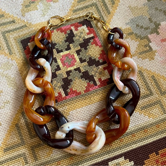 Statement Chain Link Necklace - Picture 2 of 5